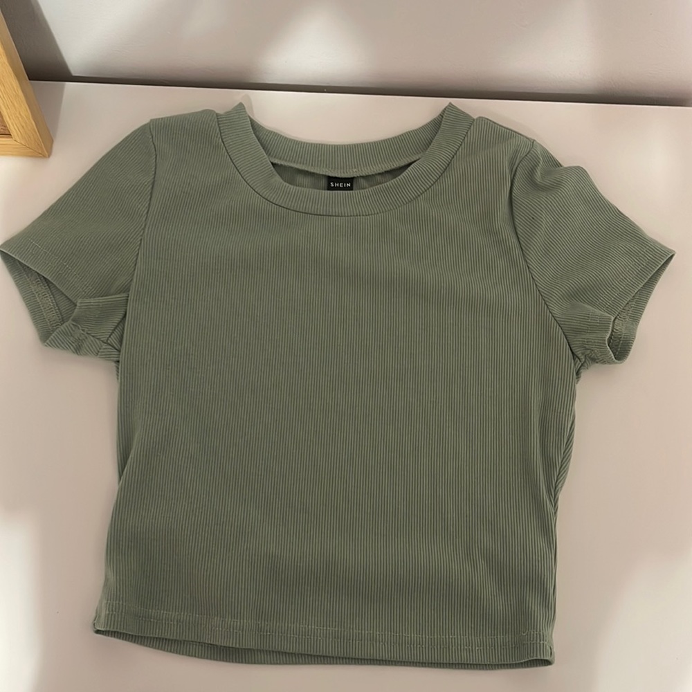 sage green top